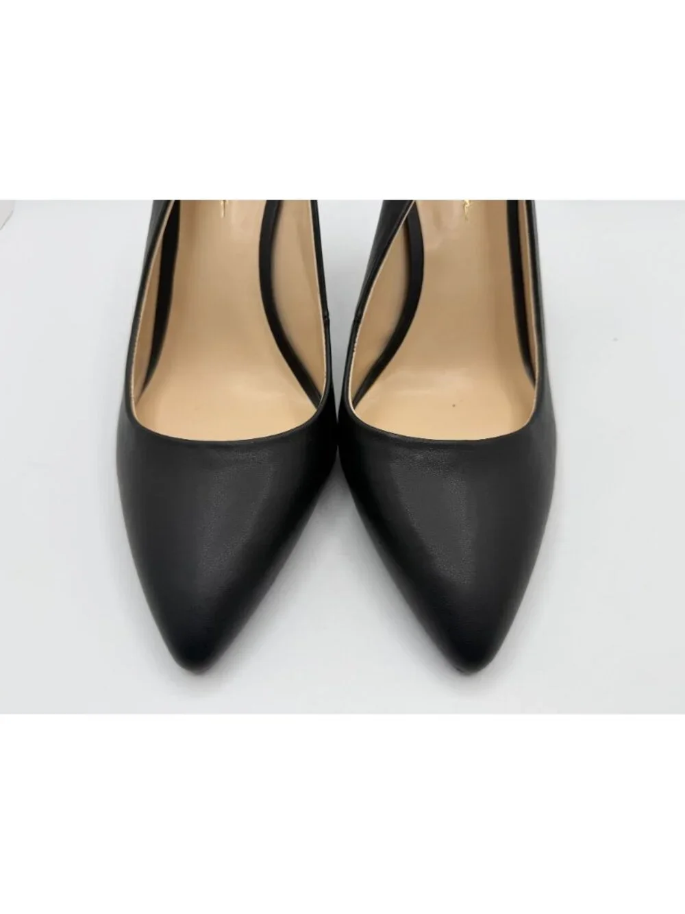 Jessica Simpson Hamya Classic Slingback Pumps Black Leather Women Size 9.5M